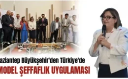 Gaziantep Büyükşehir’den Türkiye’de model şeffaflık uygulaması