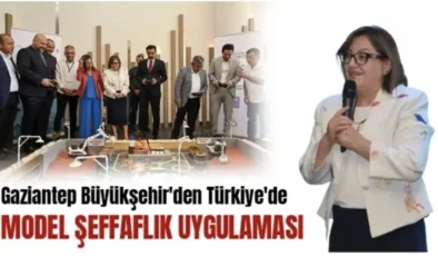 Gaziantep Büyükşehir’den Türkiye’de model şeffaflık uygulaması